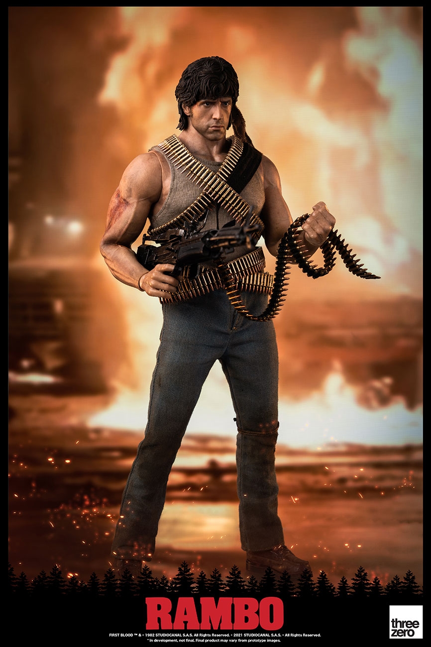 Threezero Rambo: First Blood – John Rambo 1/6 Scale Action Figure – Image 9