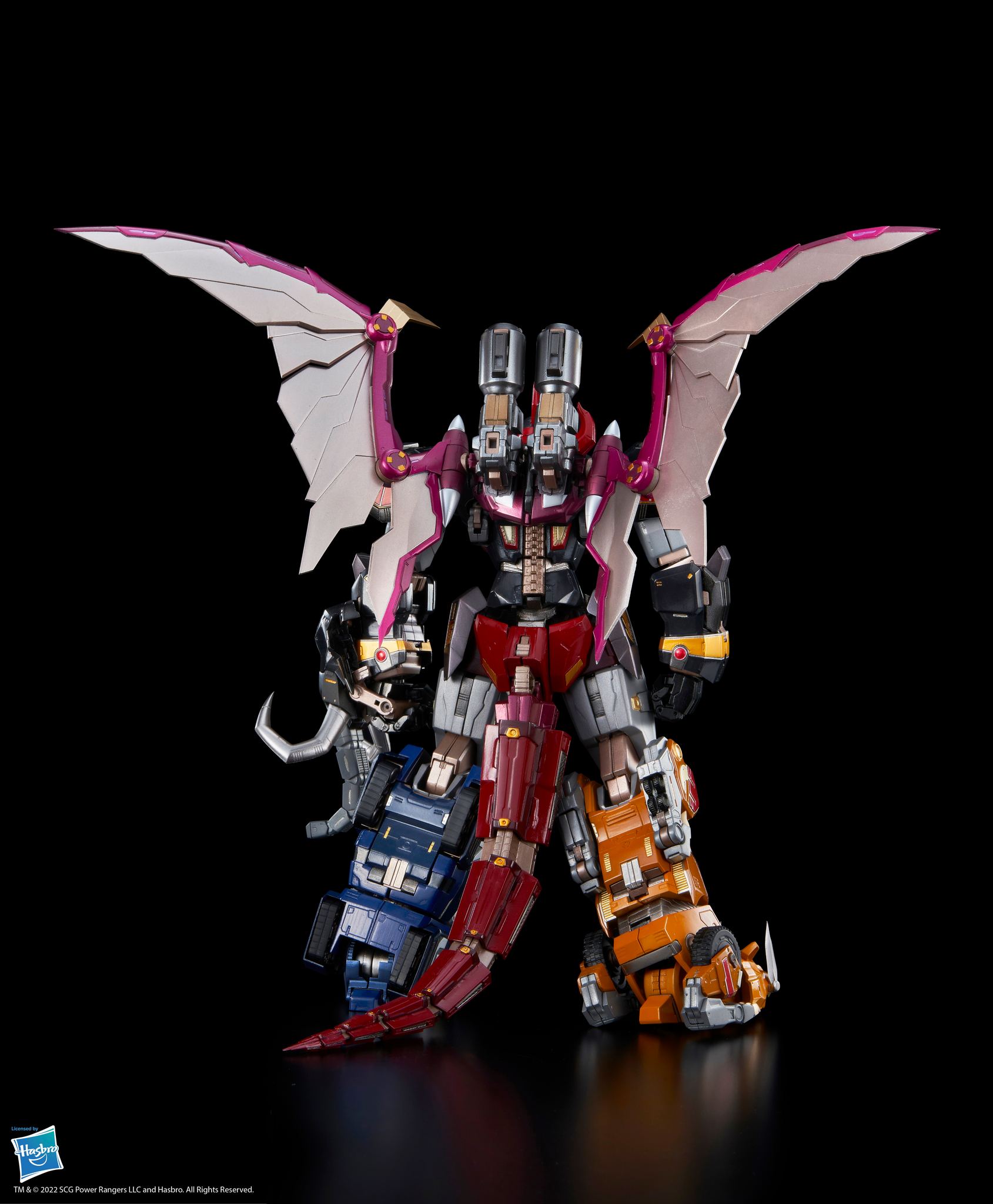 Flame Toys Power Rangers Go! Kari Kuri Dino Megazord Reissue – Image 5