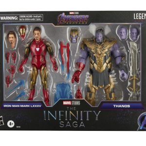 Marvel Legends Infinity Saga Iron Man Vs Thanos 2 Pack ( I Am Iron Man ) Non Mint Boxes