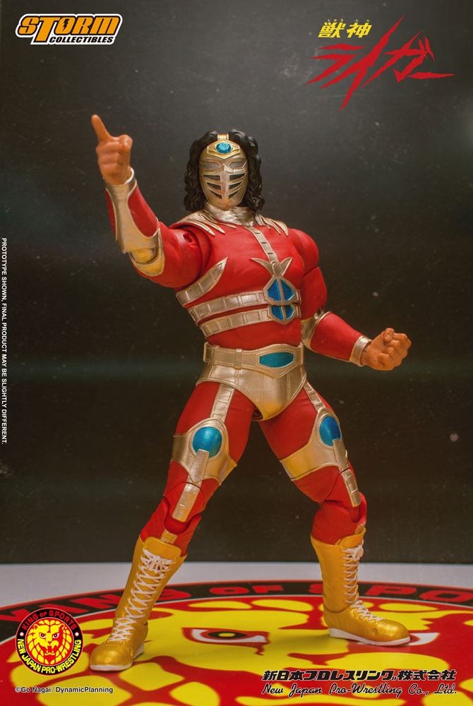 New Japan Wrestling Jyushin Liger Storm Collectibles Action Figure – Image 3