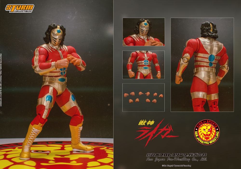 New Japan Wrestling Jyushin Liger Storm Collectibles Action Figure – Image 4