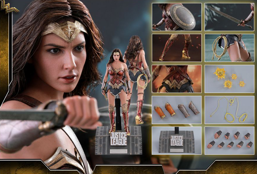 Hot Toys MMS450 Justice League Wonder Woman 1/6 Scale Figure – Image 3